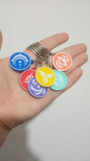 Riftbound Key rings runes pack x6