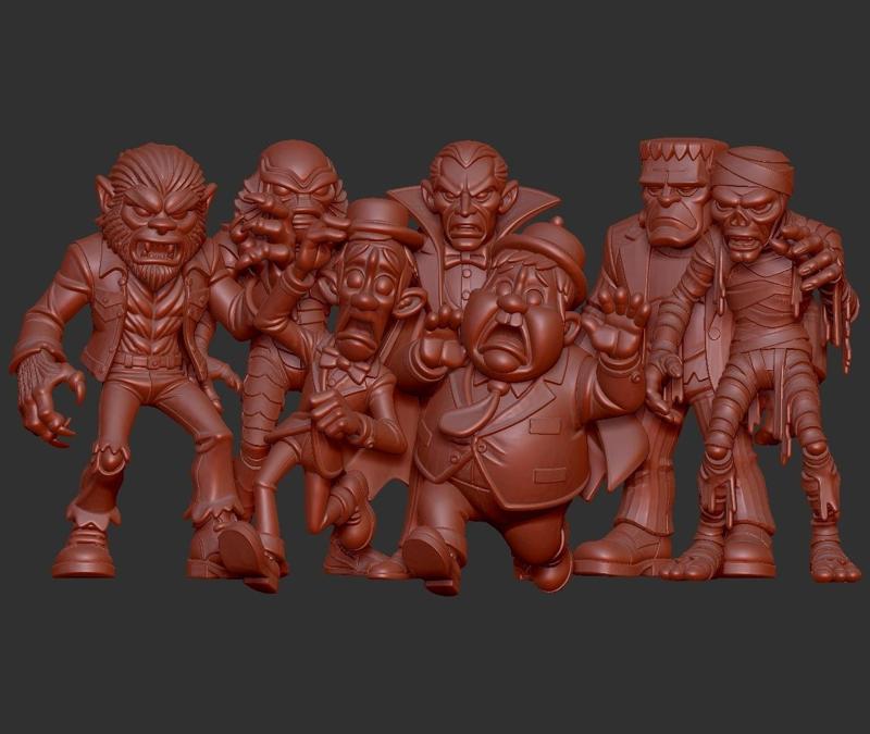 LAUREL AND HARDY  Meets the Universal Monsters
