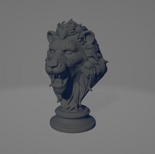 lion bust