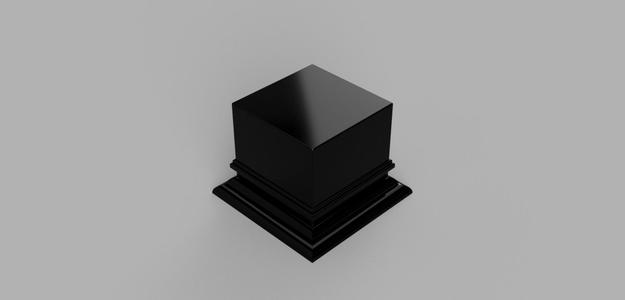 50x50x50mm Miniature Square Plinth