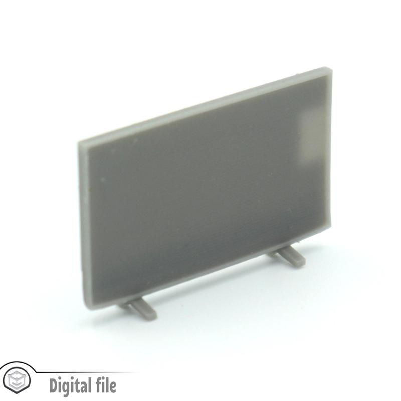 1:12 miniature Modern LCD TV