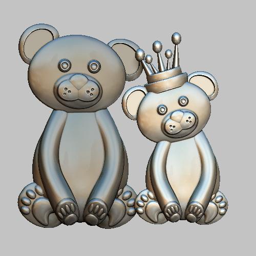 Bear bear,2 designs stl file
