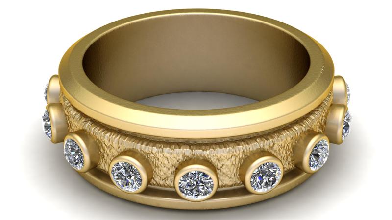 BRACELET GOLD PENDANT 3d printable model