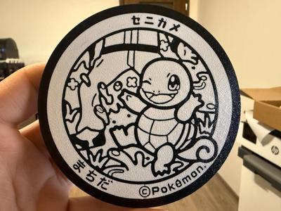 Squirtle Pokemon set coaster