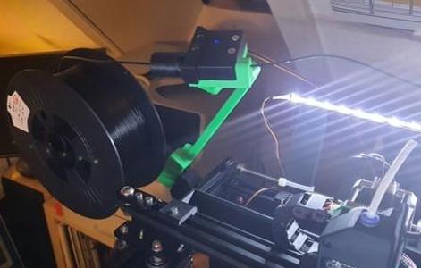Ender 5+ Direct Drive Filament Guide with Detection
