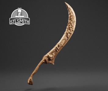 Harald Curved Greatsword Dark Souls 3 Life Size Prop STL