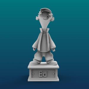 Ed Cartoon Figure Print – 3D Printer