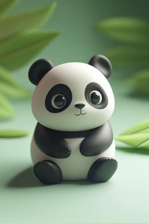 panda baby cartoon