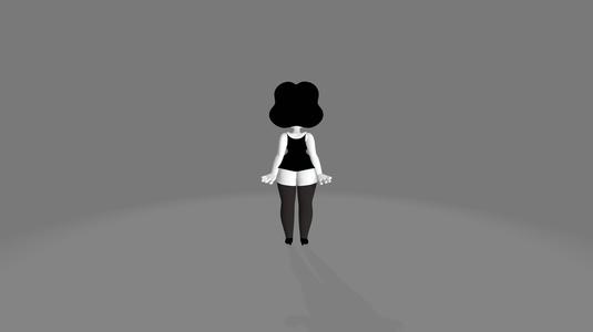 cartoon doll