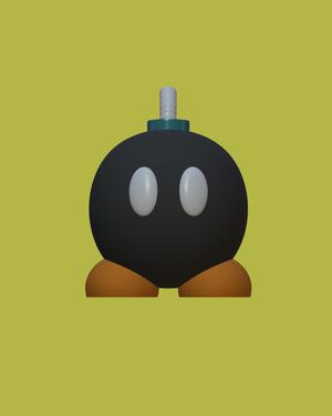 BOB-OMB (Mario Bros). Fan Art
