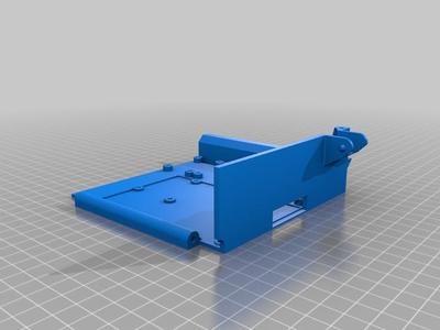 Ender 3 electronics case with 40mm Fan, additional Buck Converter Mounts and Cable Chain Mount