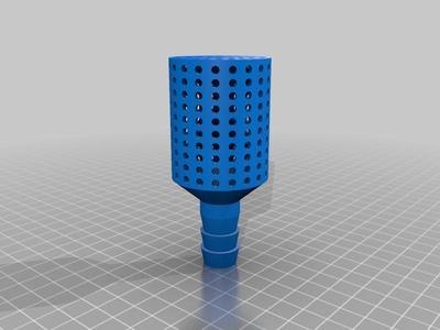 Pipe/tube filter for aquarium - 5/8in tube 16mm ID