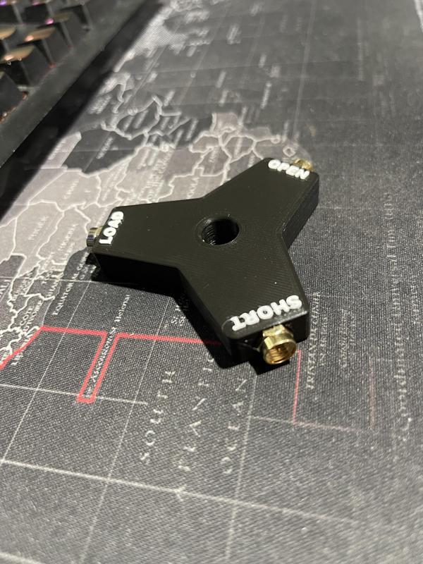NanoVNA SOL calibrator holder