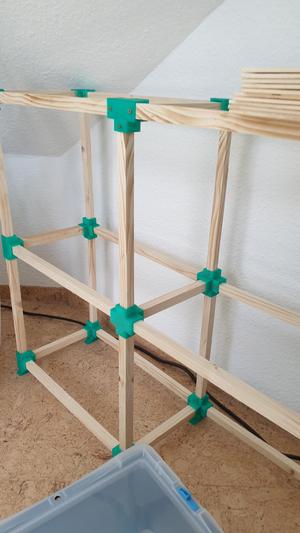 3D printed shelf Corners