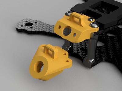 Armattan Gecko SMA and Ghost qTee  rear mount