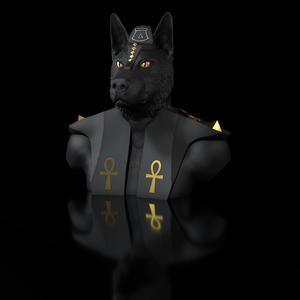 Dog Shepherd Anubis - Bust