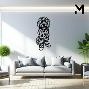 Wall silhouette - Labradoodle - Body