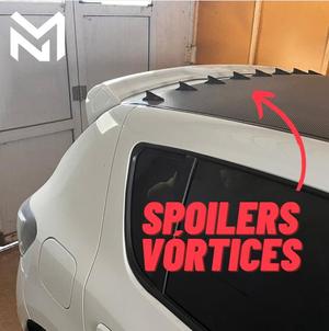 Vortex Generators UNIVERSAL - Spoiler NO SUPPORTS type Subaru - vortices