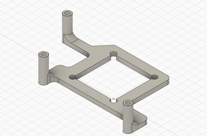 BTT mini e3 v2 3007 fan mount