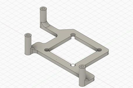 BTT mini e3 v2 3007 fan mount