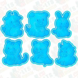 Cute animals cookie cutter set of 6