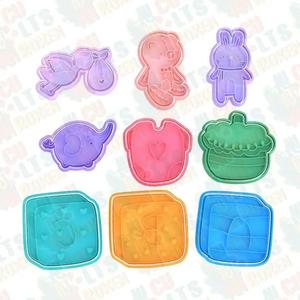Baby shower cookie cutter set of 9