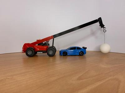 Siku 1:50 Teleskoplader Verlängerung (Deko DR!FT Racer Strecke)