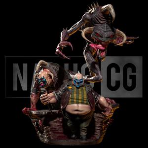 The Clown-Violator from Spawn - Statue