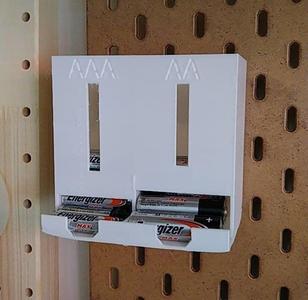 Battery holder for Skadis
