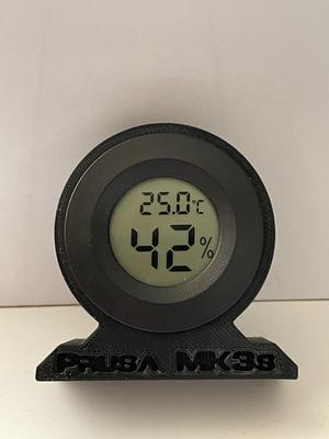 Round classic thermometer case