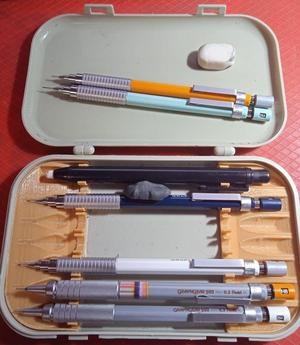 Mechanical pencil holder