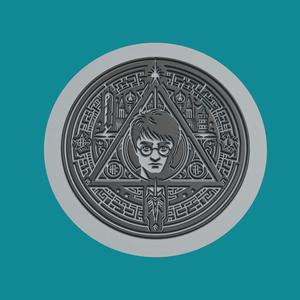 Harry Potter Print Model Harry Potter Medallion Harry Potter Wall Decor