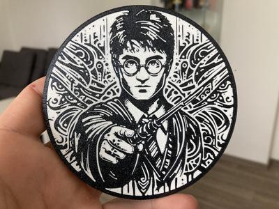 Harry Potter ornament coaster