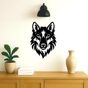Wolf wall decoration