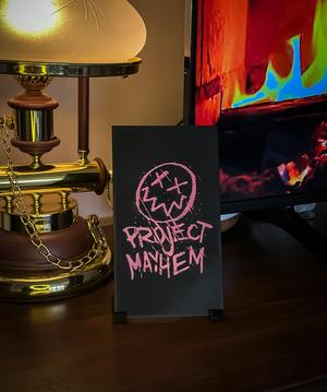 Fight Club Project Mayhem Hueforge House Decor Wall Mount