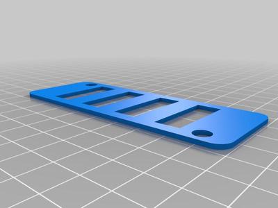 Kit adapter plates for optic patch panel Fiore