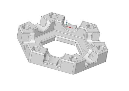 GRAVITRAX compatible 6  exits tile