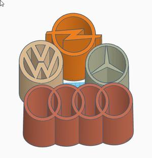 Stifte Halter Automarken OPEL AUDI VW Mercedes Pencil Holder