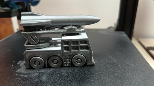 missile launcher , print in place