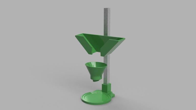 Elegoo-Anycubic drain stand for 15mm beam