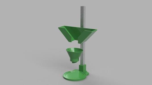 Elegoo-Anycubic drain stand for 15mm beam