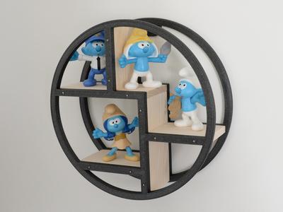 Etagère circulaire - Circular shelf