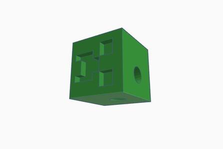 Creeper Head Keychain