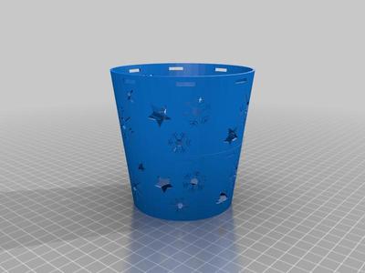 portalampara decoración de navidad 