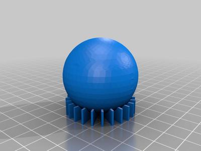 Ball and support
