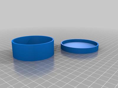 Box round 65mm inner diameter 25mm height