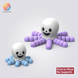 Halloween Flexi Ghost Octopus