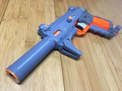 Nerf Mega Bigshock Rear load Inline Mag Mod