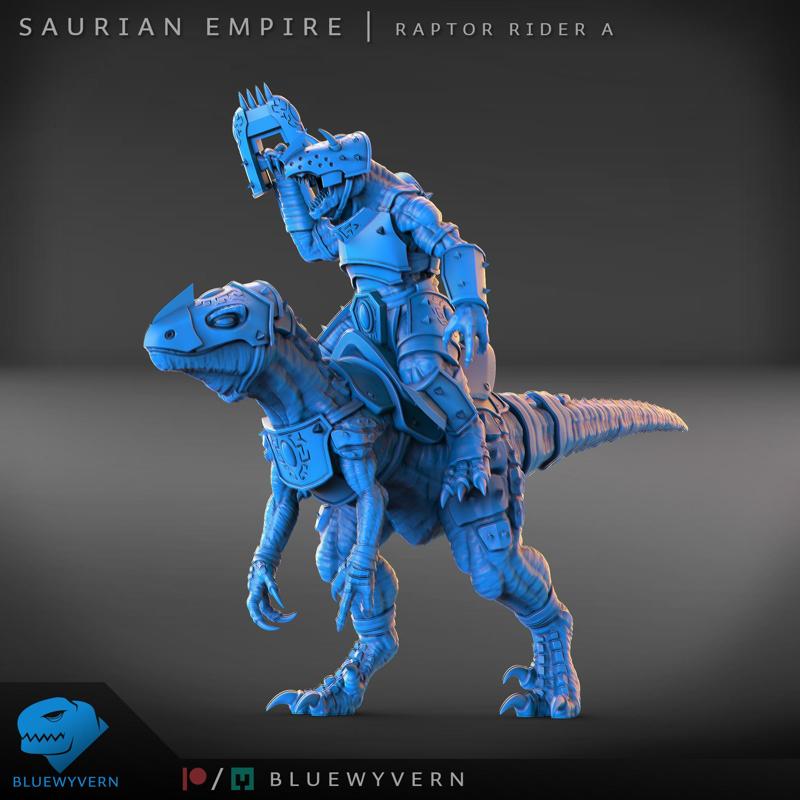 Saurian Empire - Raptor Rider A