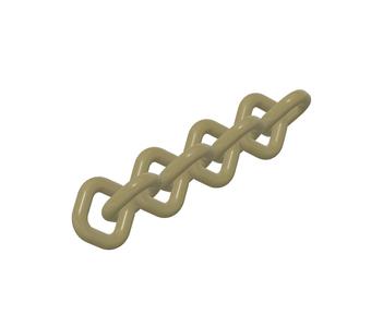 Simple squarish link chain